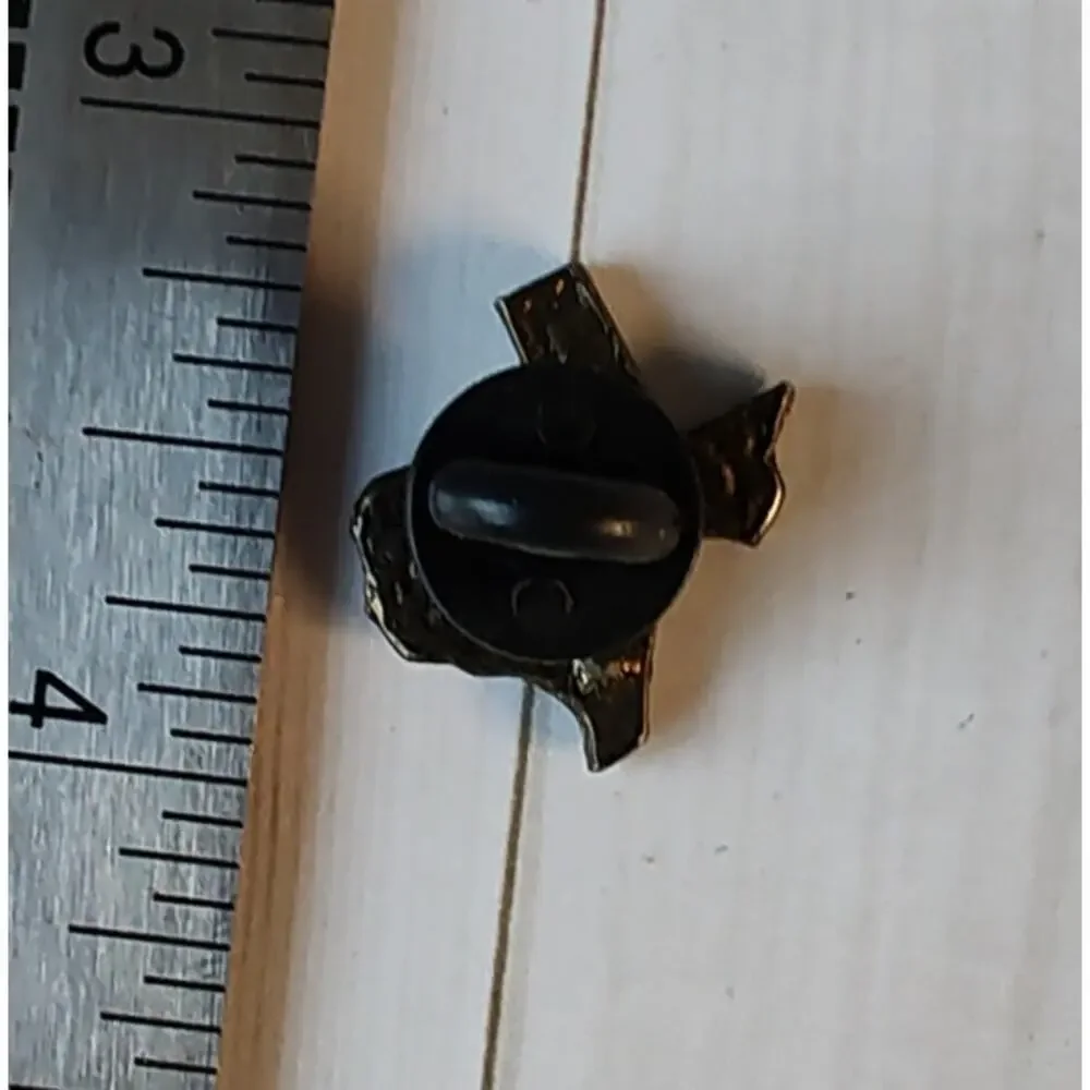 Texas State Shaped Pin Souvenir Travel Hat Lapel Collectible